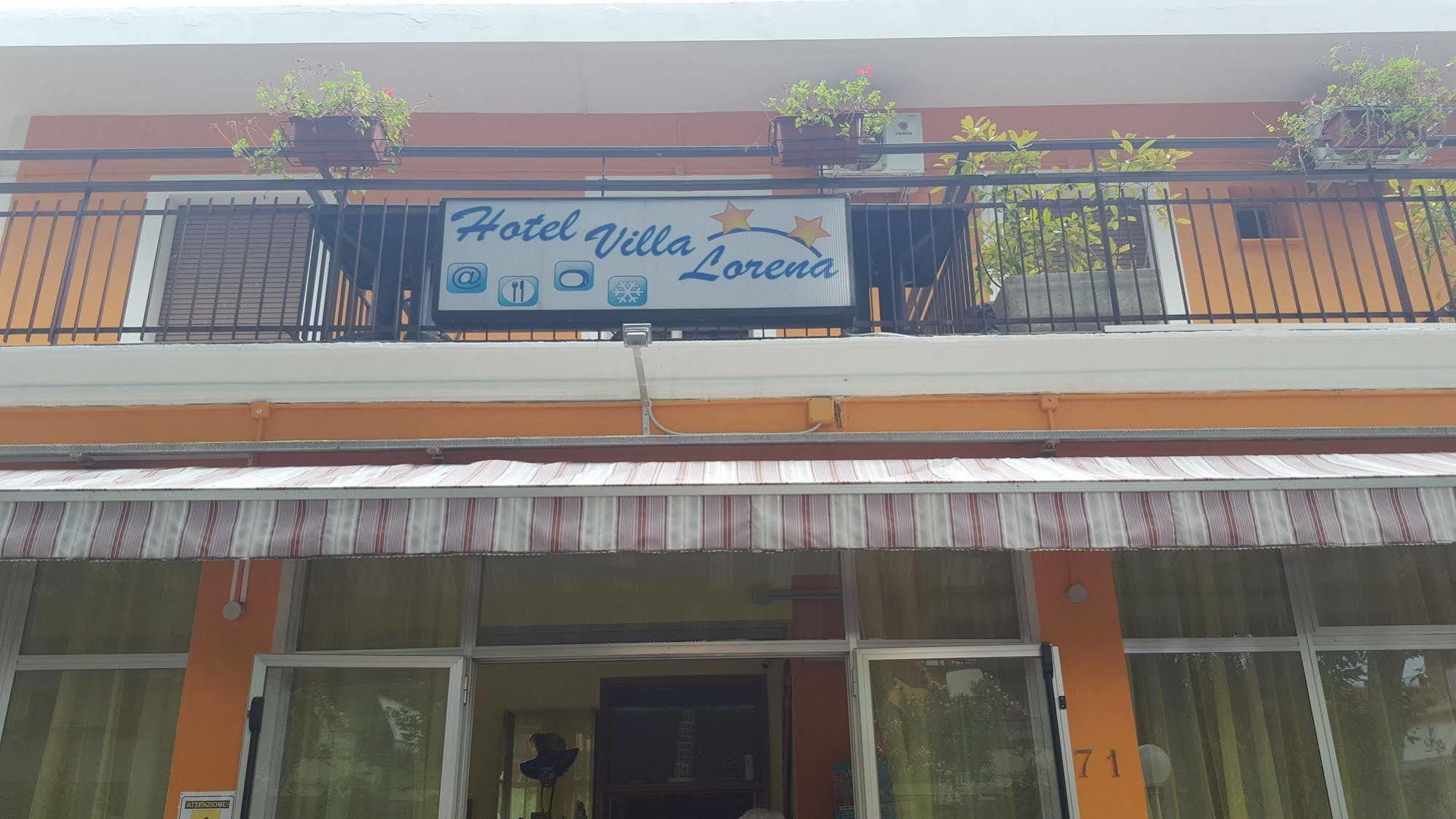 Hotel Villa Lorena Rimini Bagian luar foto
